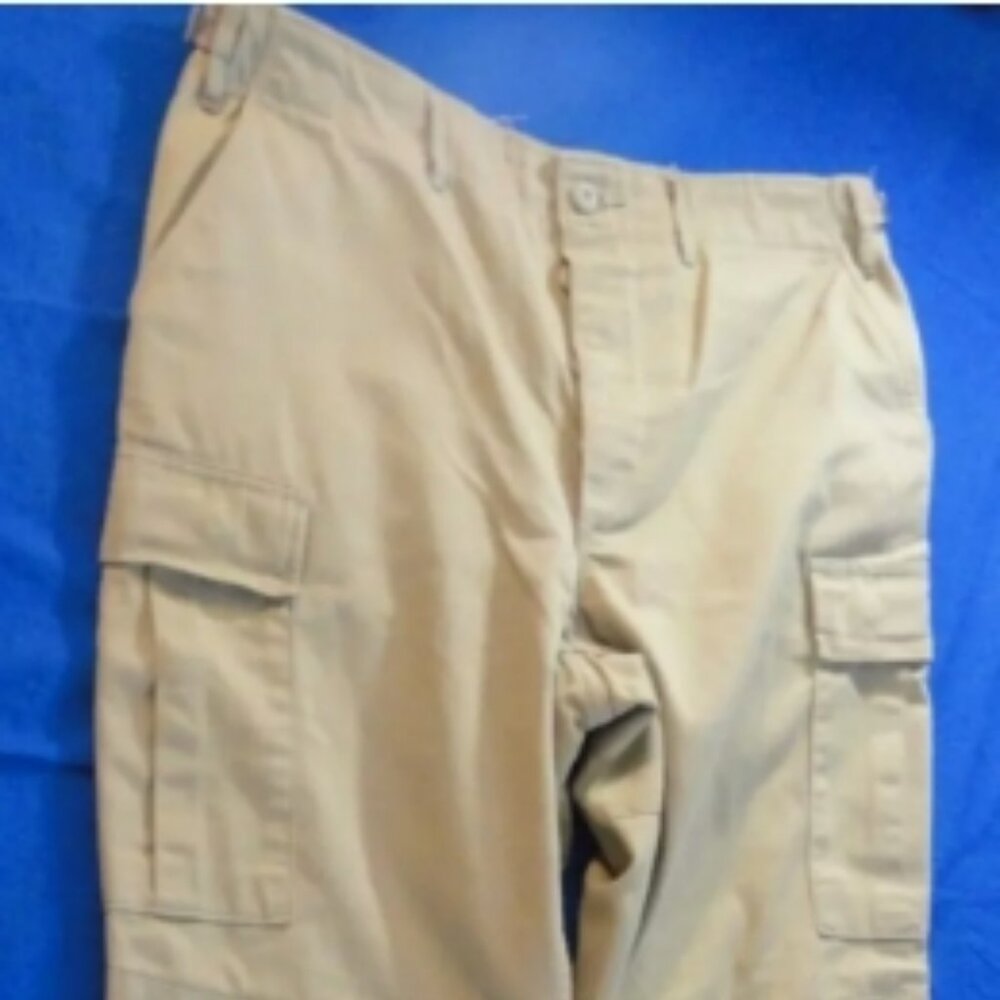 MEDIUM USGI BDU TACTICAL COMBAT MENS 6 POCKET UNIFORM KHAKI CARGO PANTS RC 1087